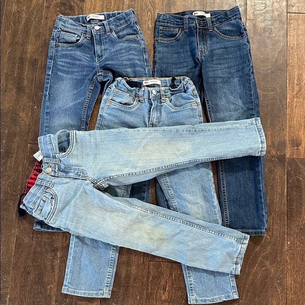 Boys Size 6 Slim Bundle Levi's Blue Denim Jeans